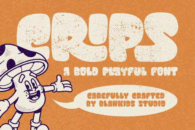 Crips - Bold Playful Font