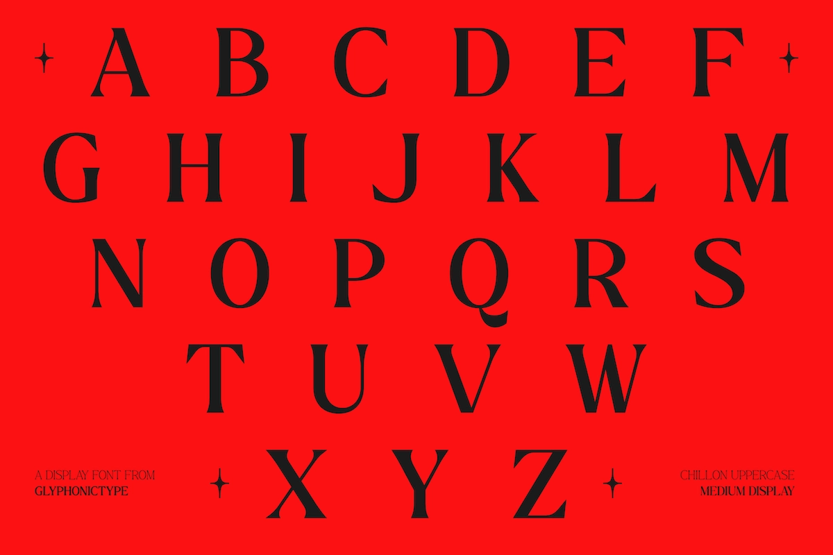 GC Chillon - Roman Serif Display Font