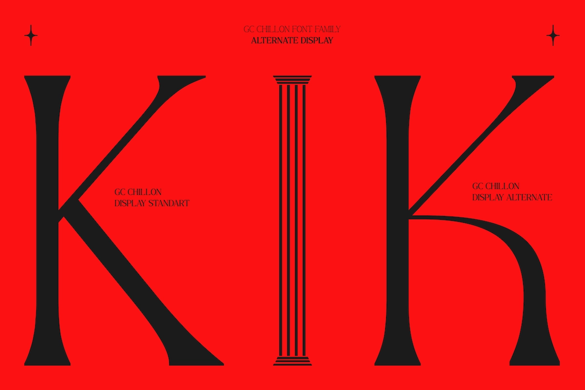 GC Chillon - Roman Serif Display Font