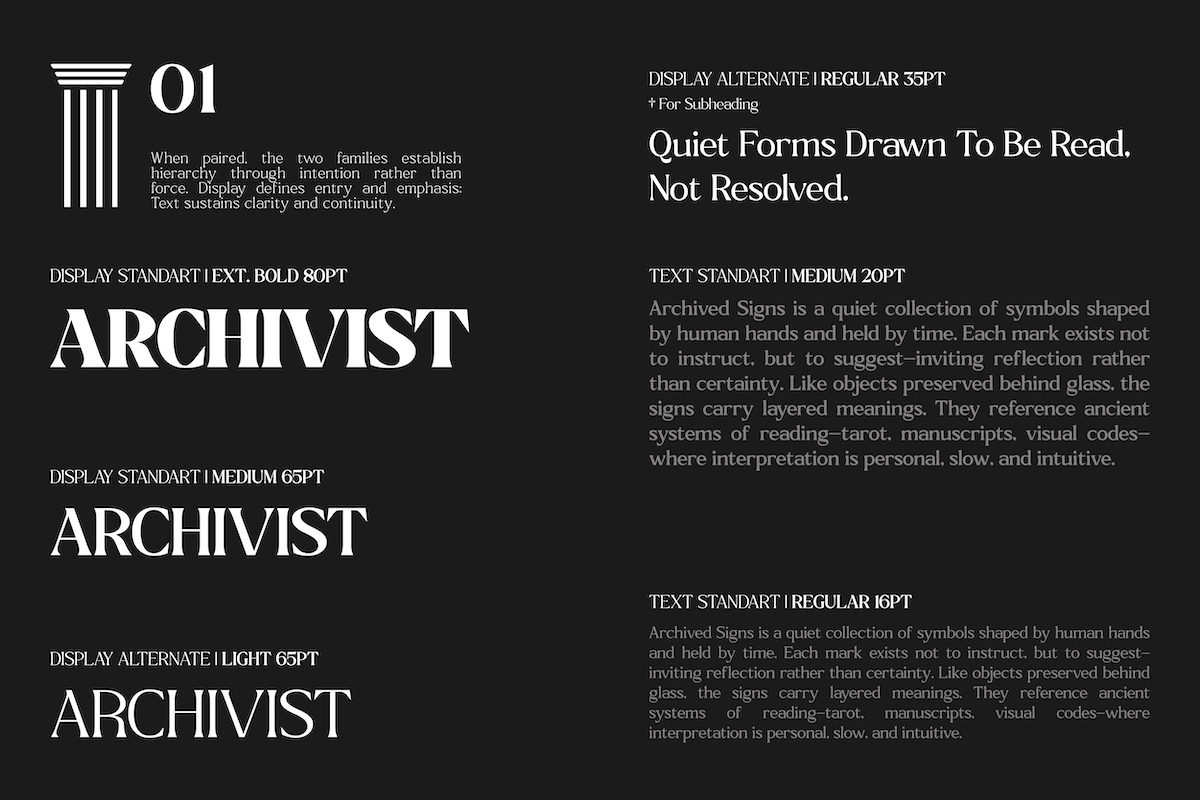 GC Chillon - Roman Serif Display Font