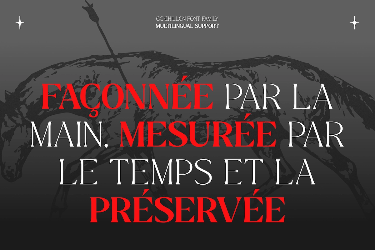 GC Chillon - Roman Serif Display Font
