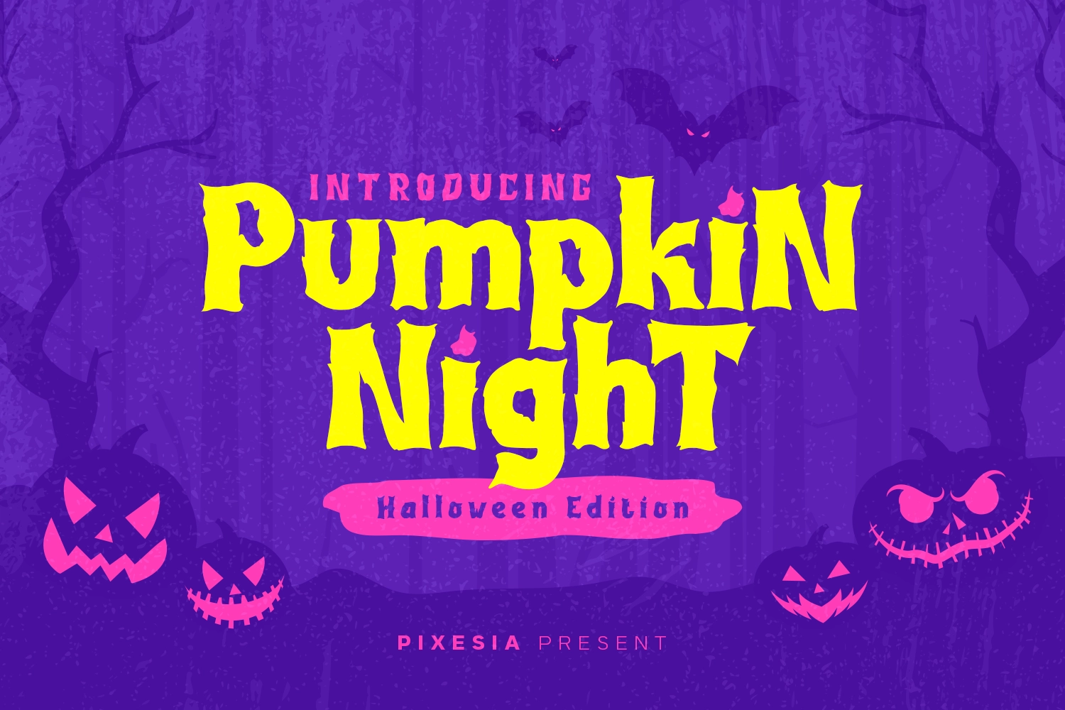 Pumpkin Night - Spooky Display Font