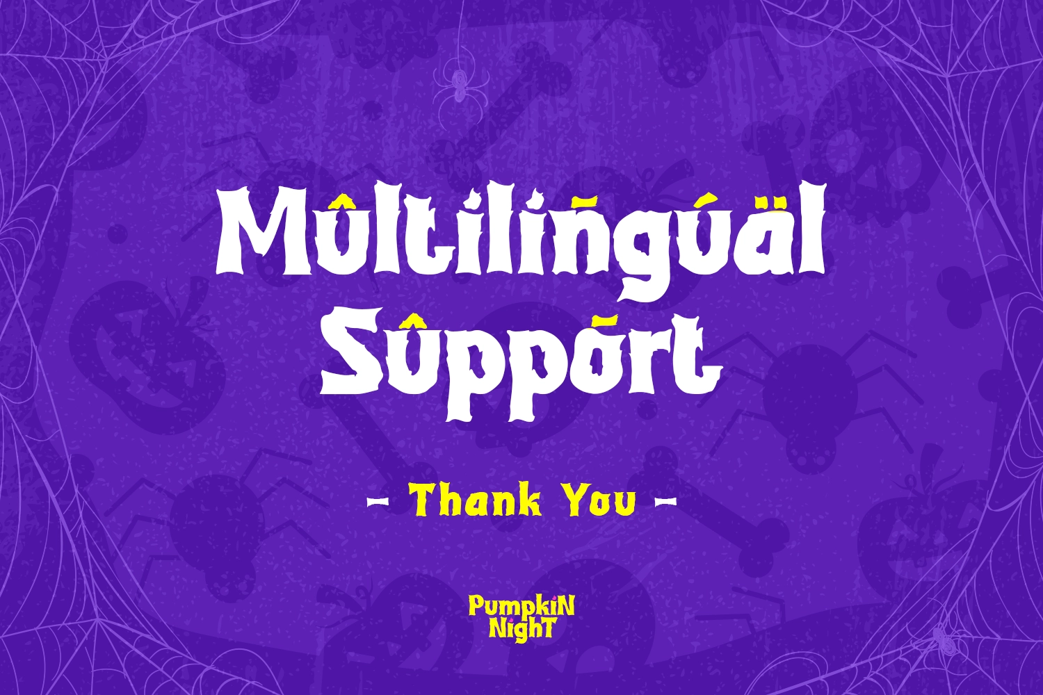 Pumpkin Night - Spooky Display Font