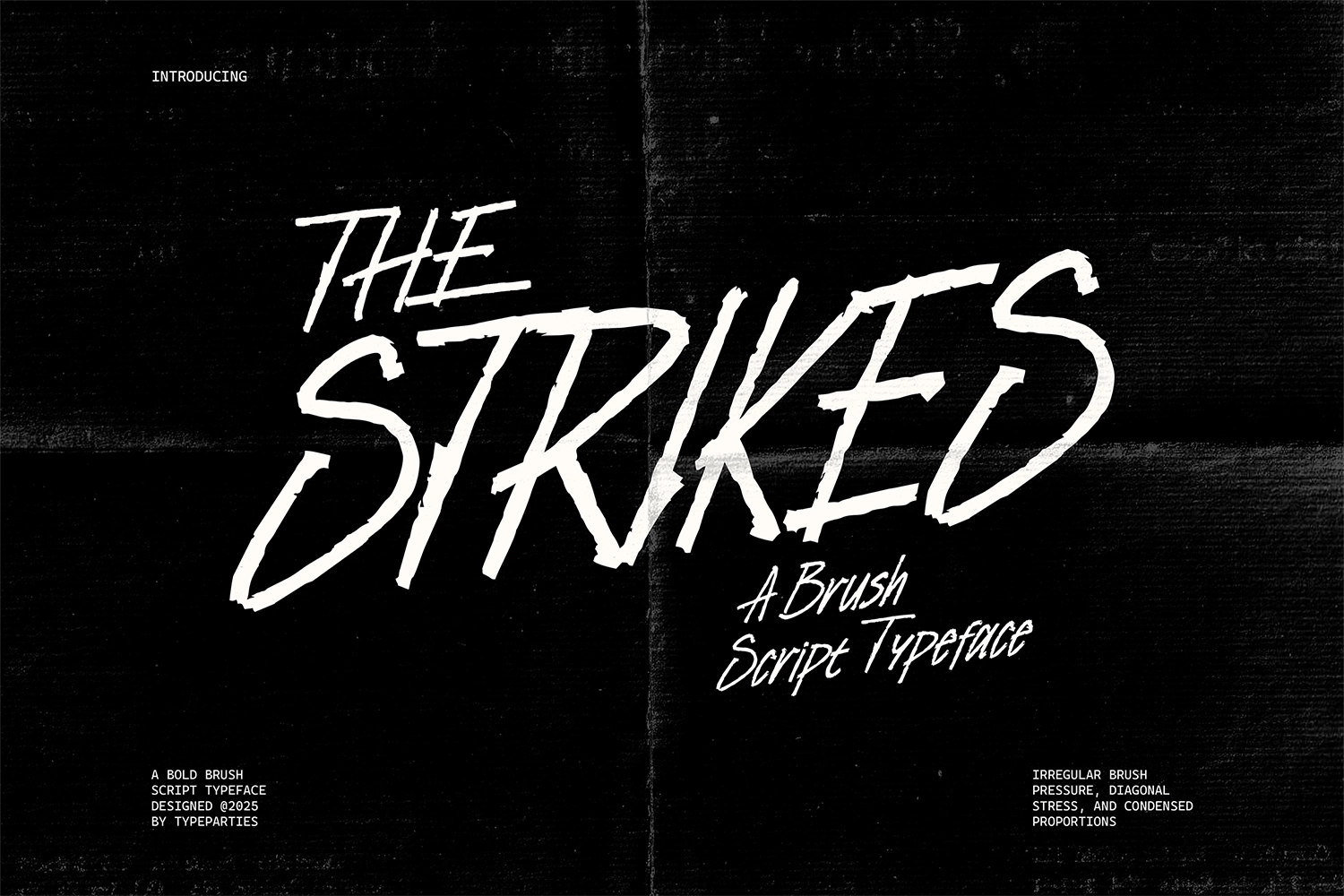 Strikes - Handwritten Punk Poster Font