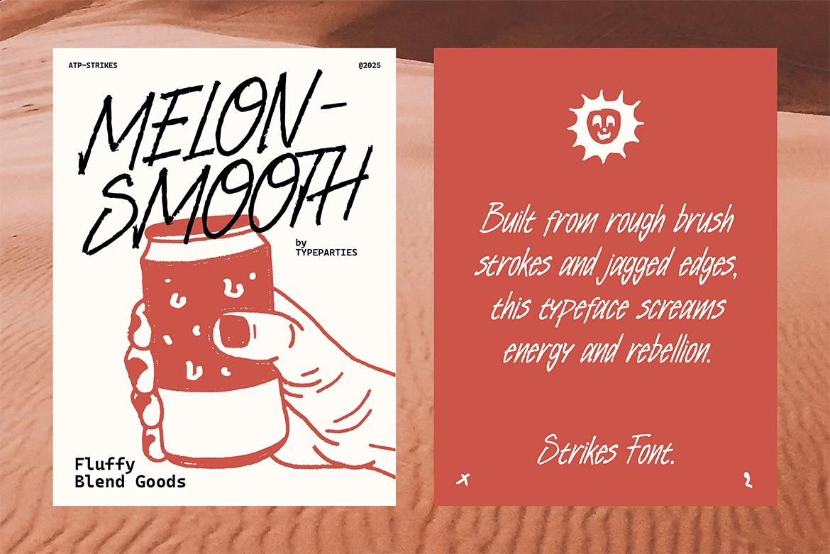 Strikes - Handwritten Punk Poster Font