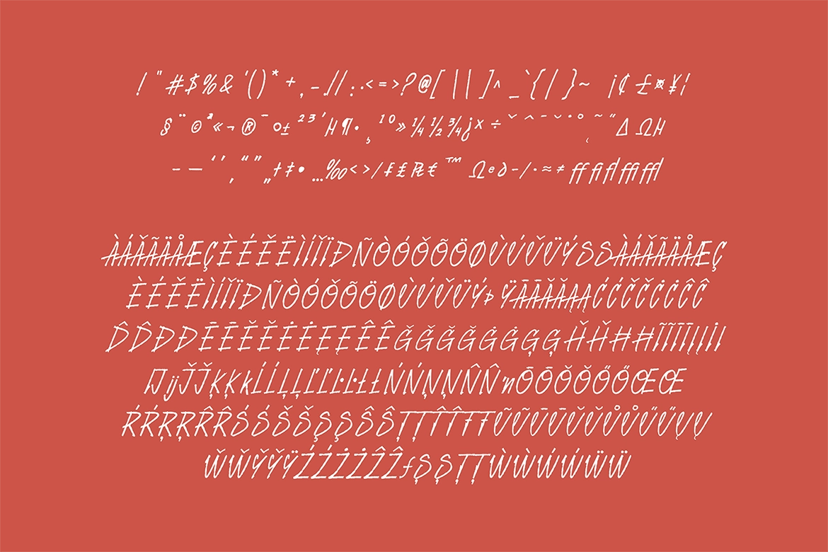 Strikes - Handwritten Punk Poster Font