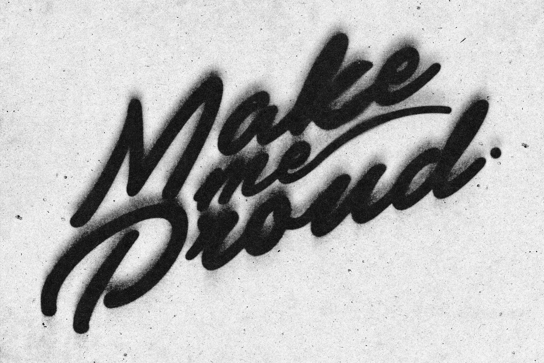 Grunge Ink Print Text Effect