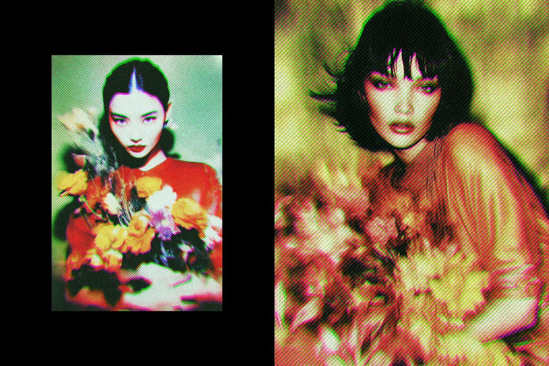 Retro Magazine Halftone Effect