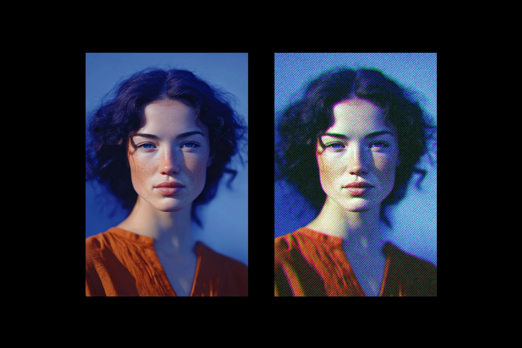 Retro Magazine Halftone Effect