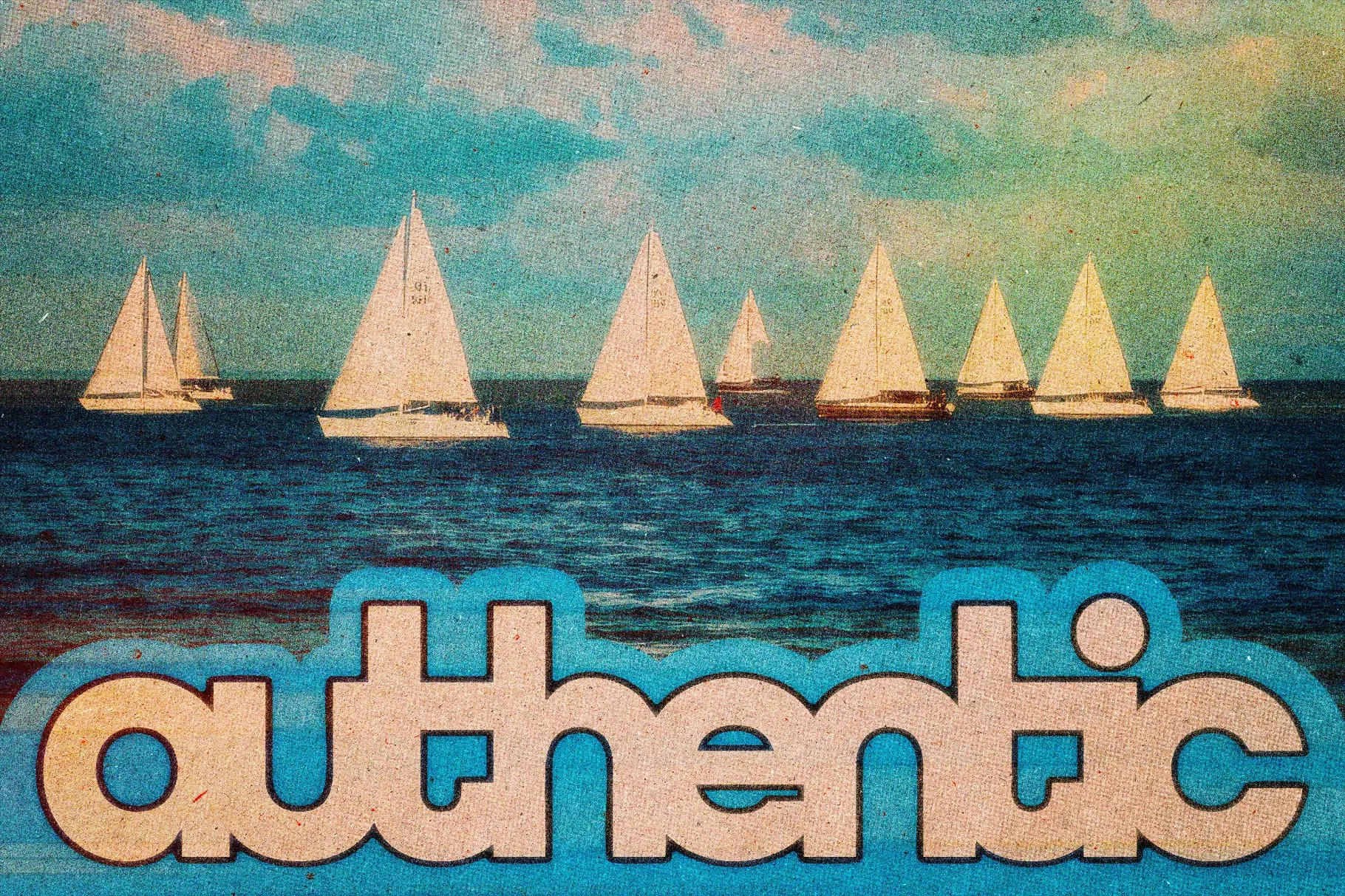 Authentic Halftone Texture Effect