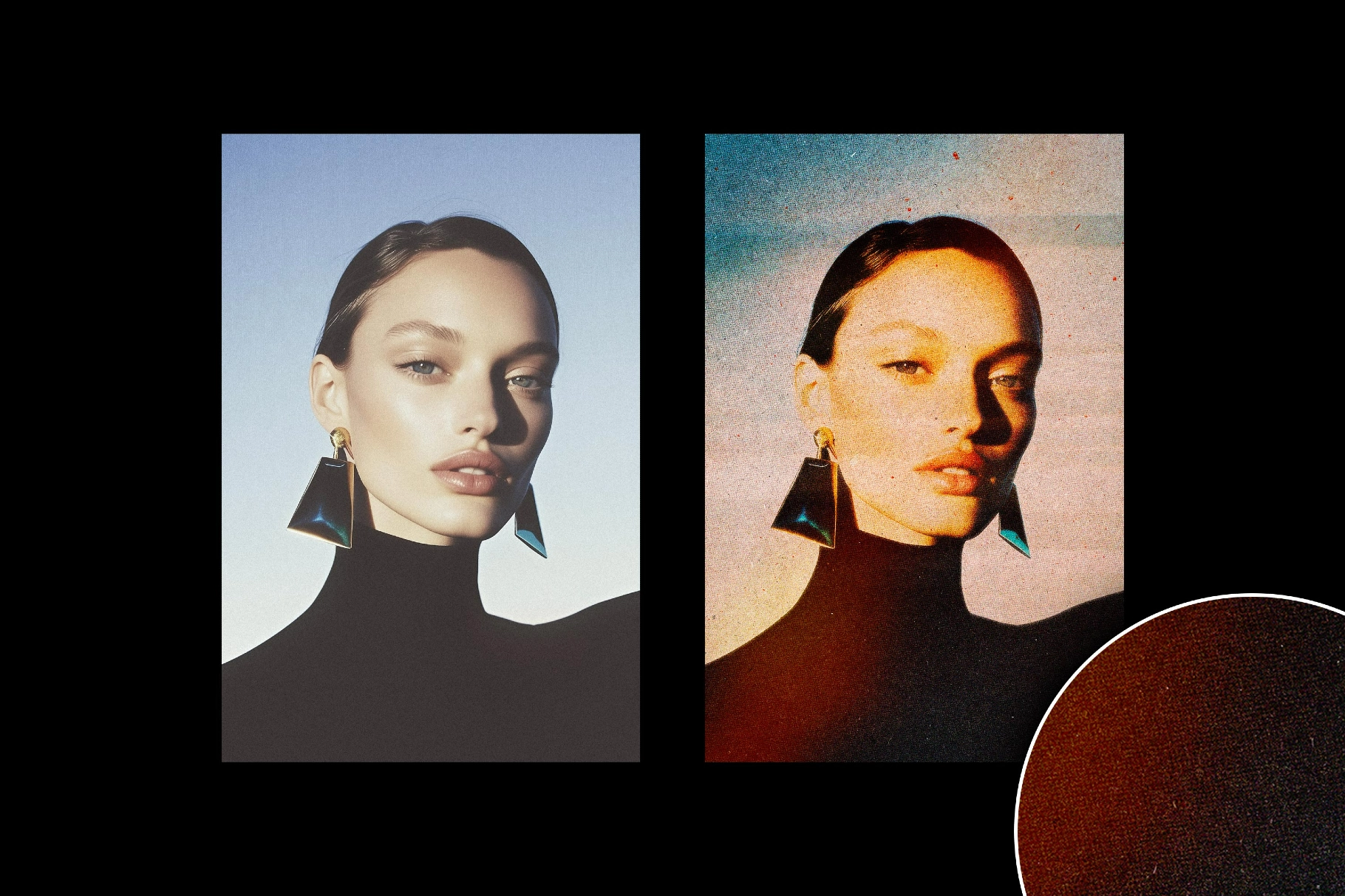 Authentic Halftone Texture Effect