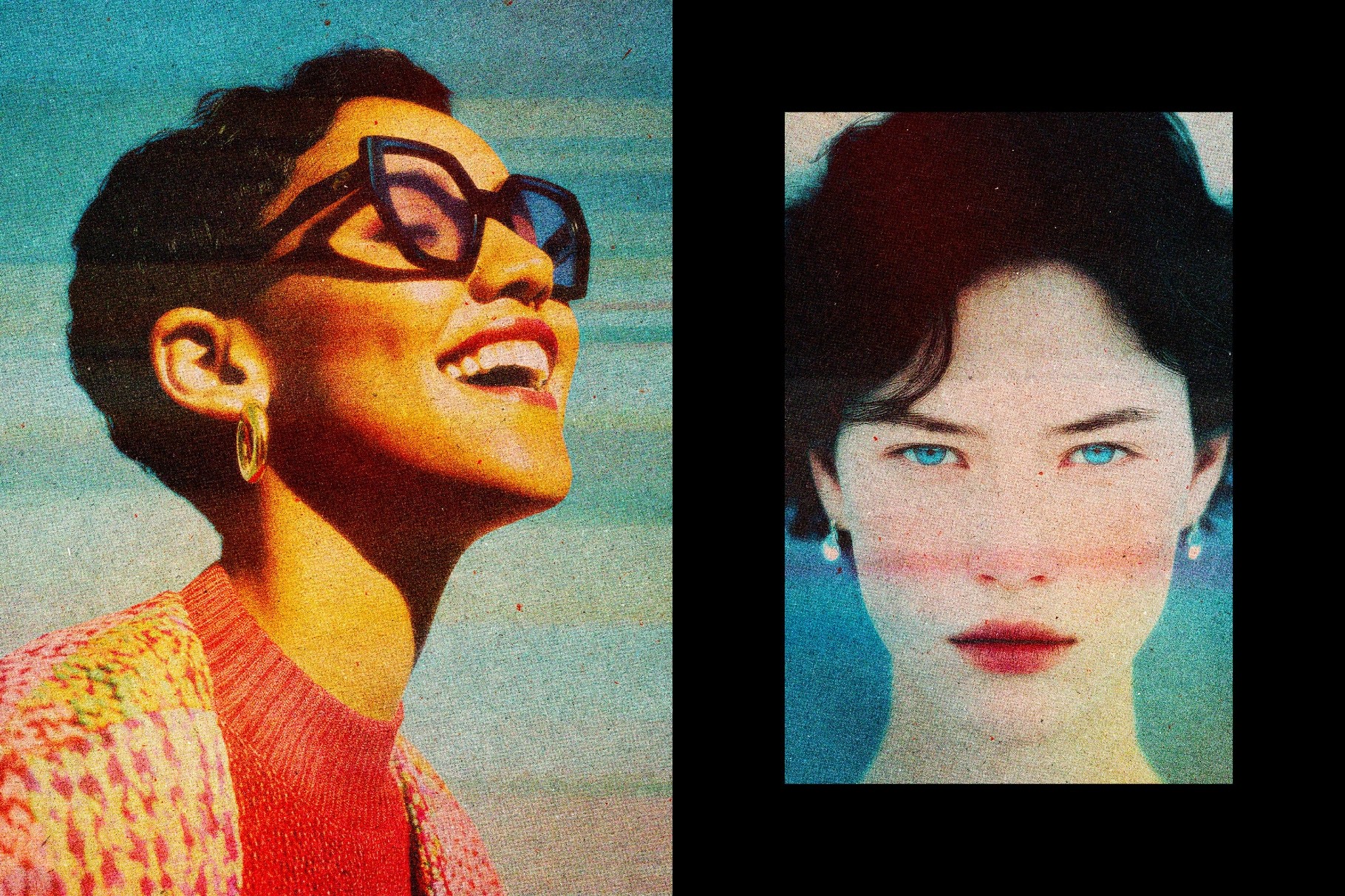 Authentic Halftone Texture Effect