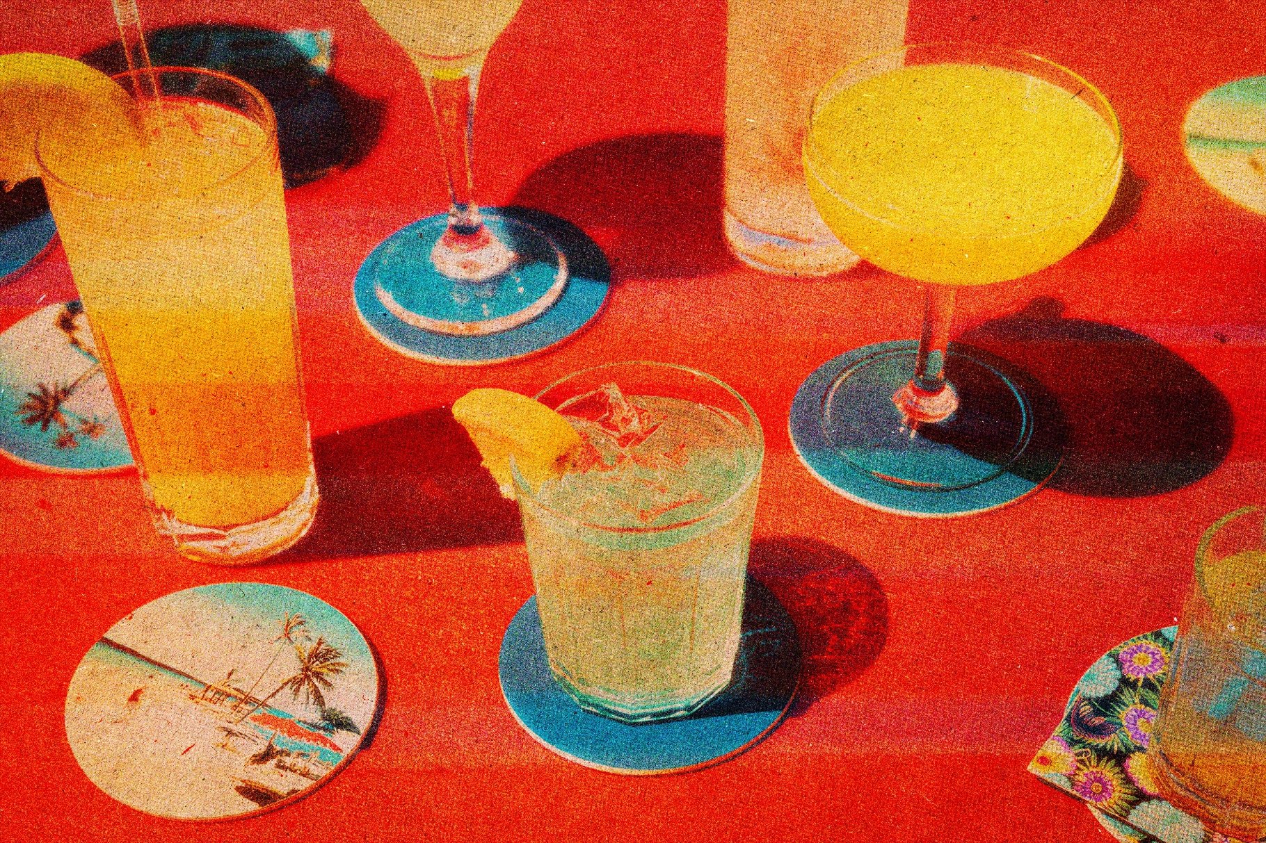 Authentic Halftone Texture Effect