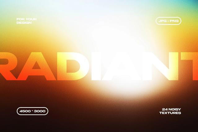 Radiant Chrome Gradient Textures
