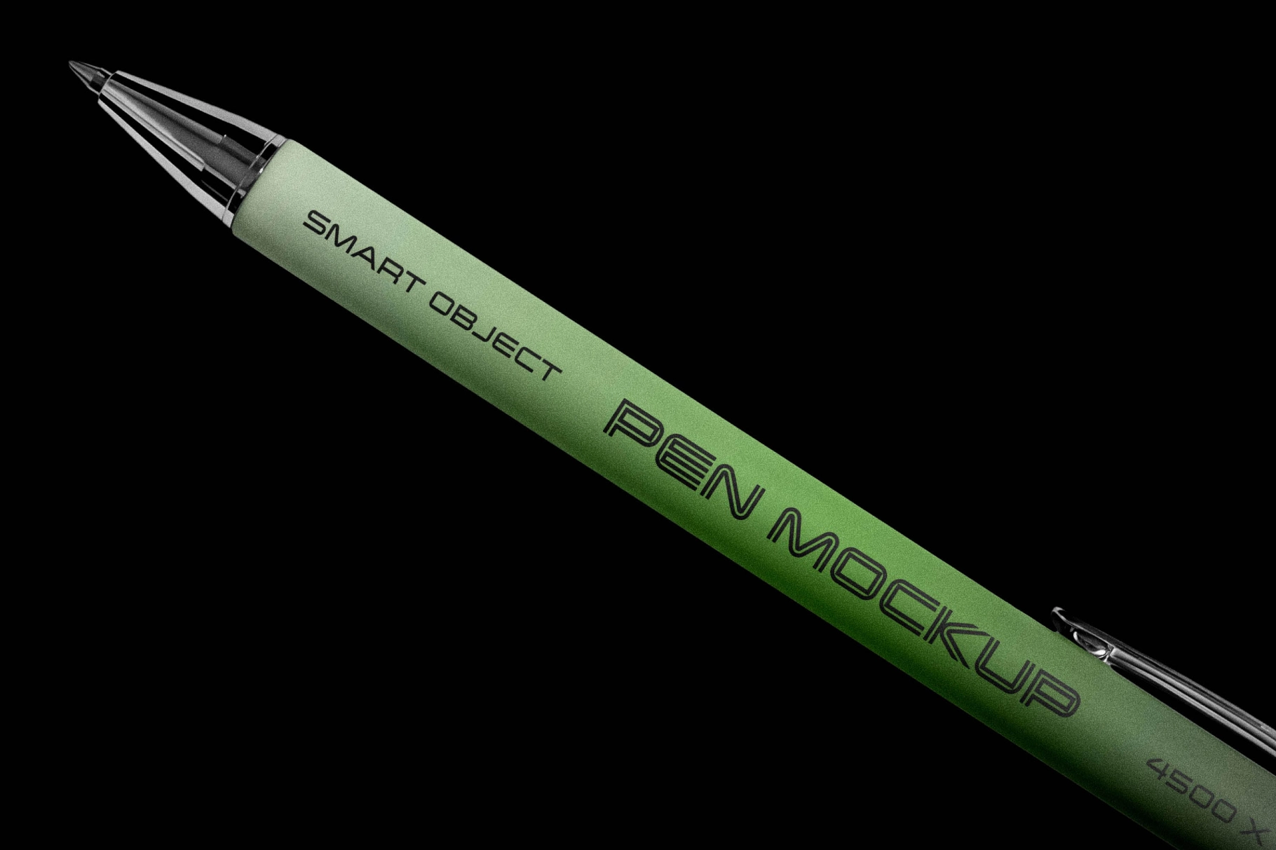 Branded Retractable Pen Mockup