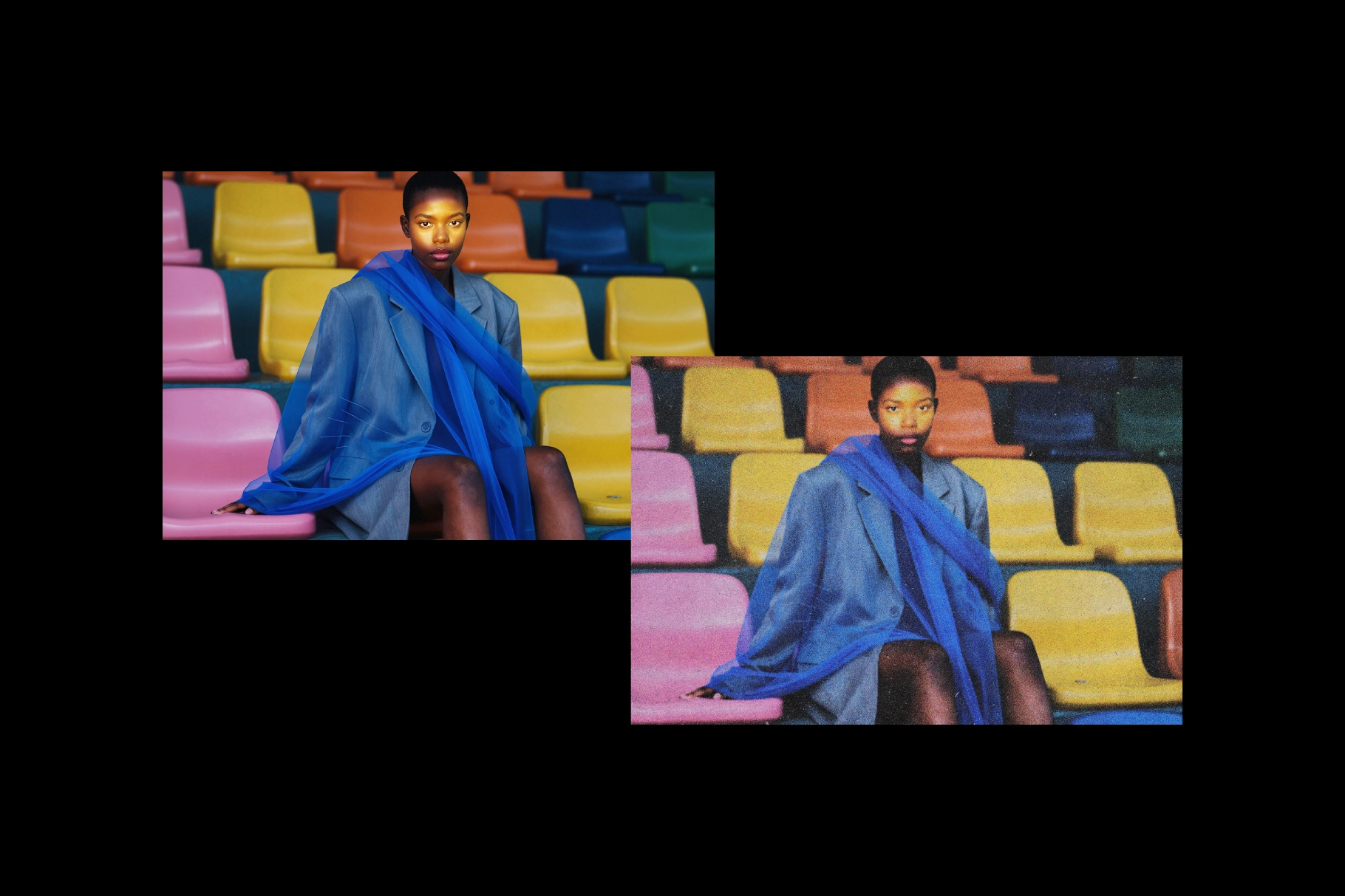 Grain Printer Photo Effect