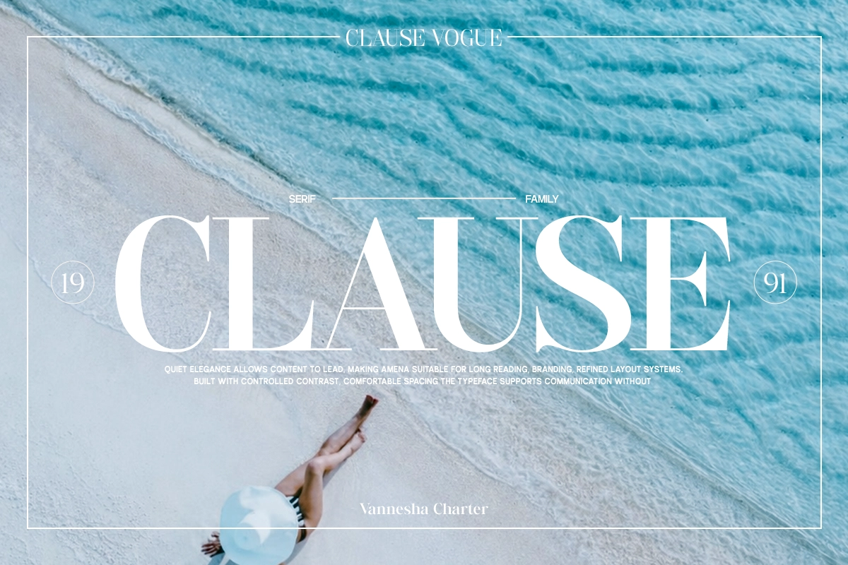 GC Pregio - Clean Serif Typeface