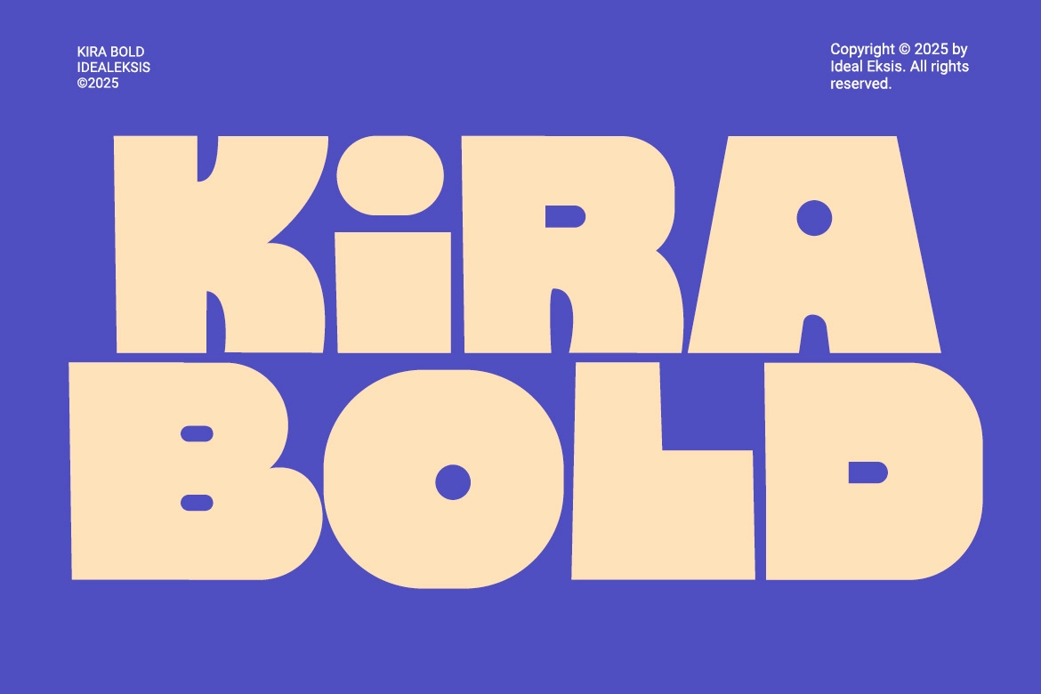 Kira - Extra Bold Display Font