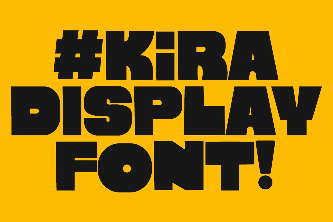 Kira - Extra Bold Display Font