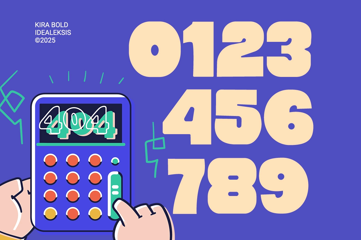 Kira - Extra Bold Display Font