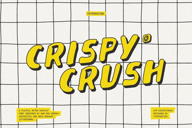 CrispyCrush - Retro Groovy Font