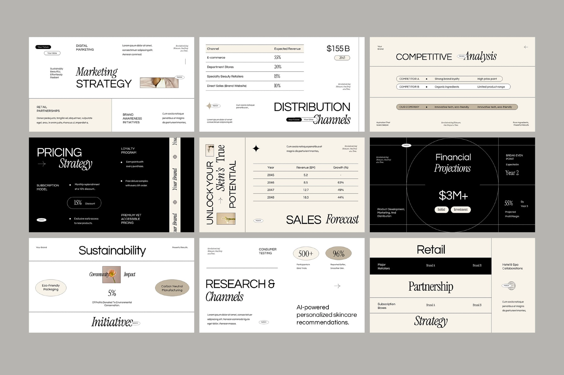 Skincare Product Launch Presentation Powerpoint