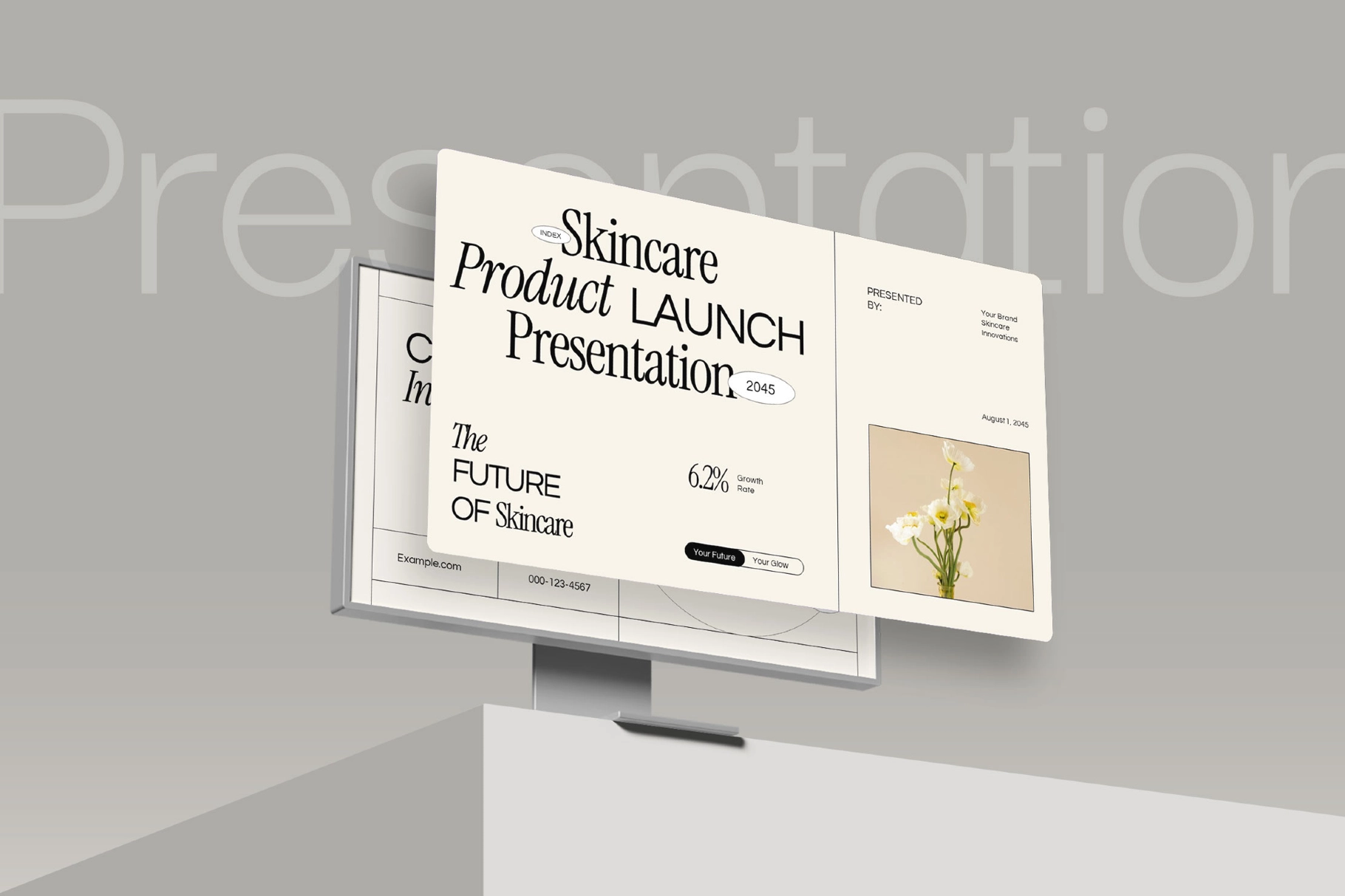 Cosmetic Launch Presentation Keynote Template