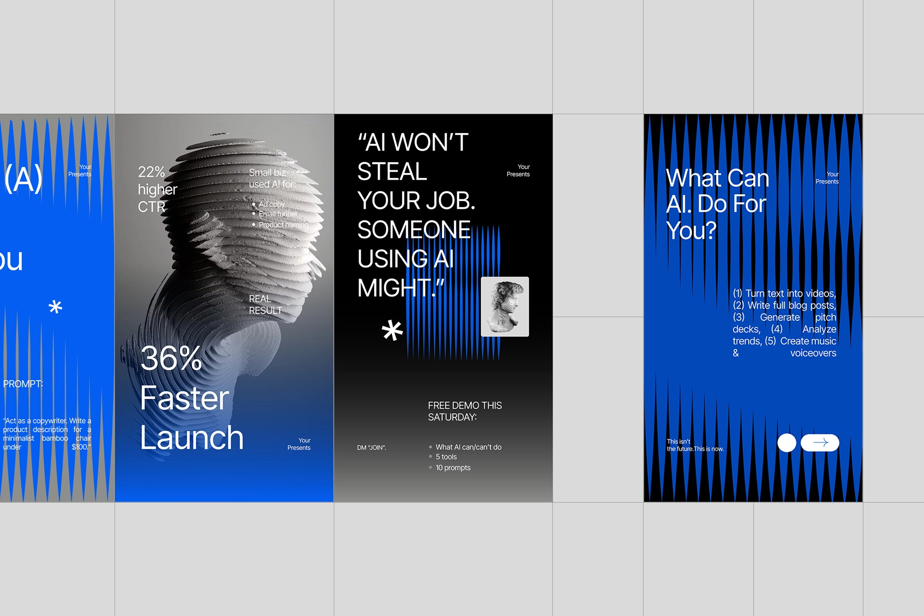 AI Automation Instagram Pack (AI, EPS, PSD)