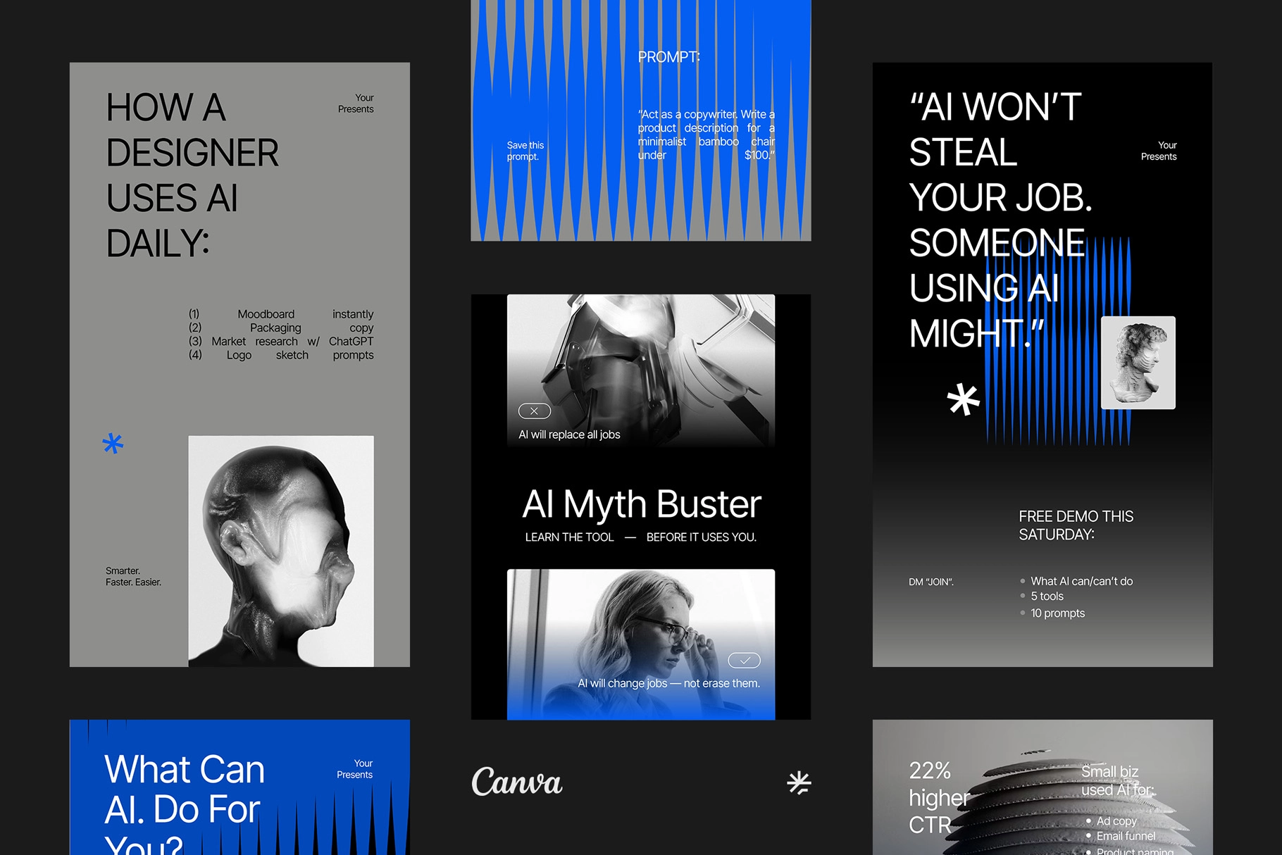 Automation Instagram Pack Canva Template