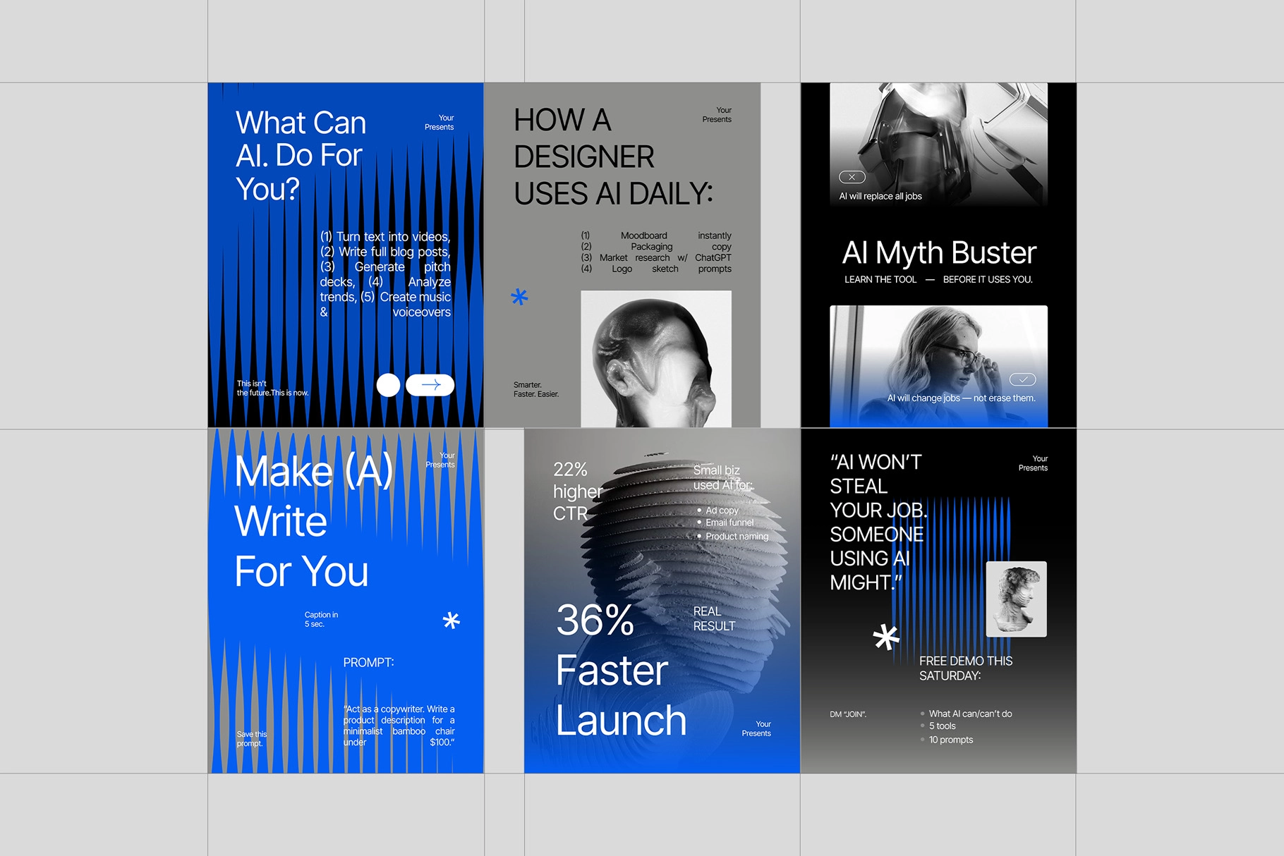 Automation Instagram Pack Canva Template