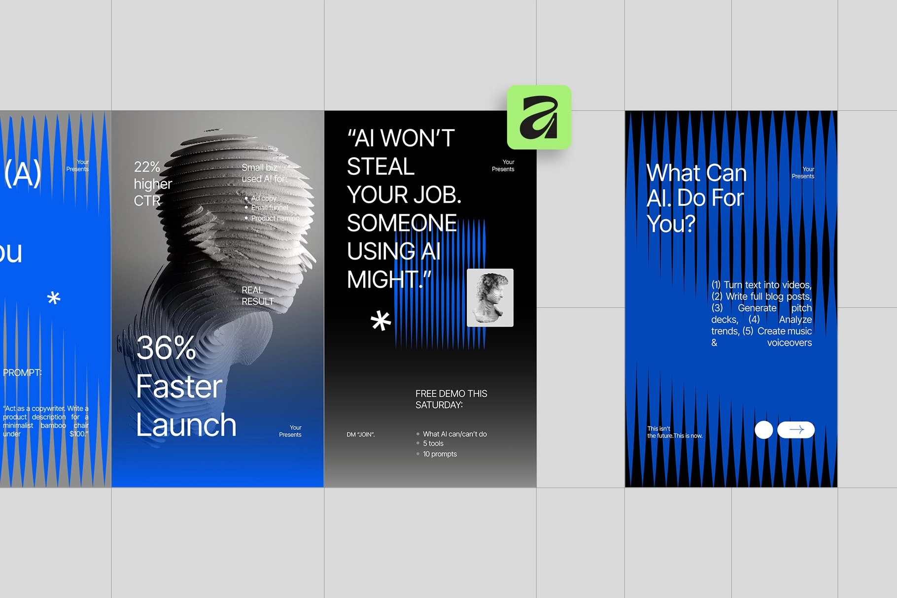 AI Automation Instagram Pack for Affinity
