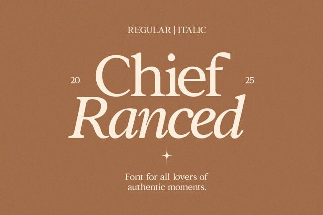 GC Chief Ranced – Serif Elegant Font