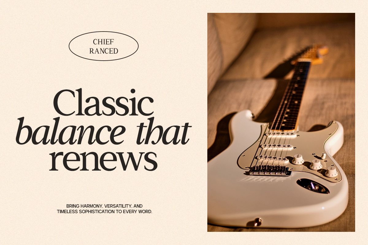 GC Chief Ranced – Serif Elegant Font