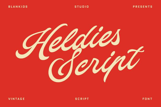 Heldies – Classic Americana Script Font