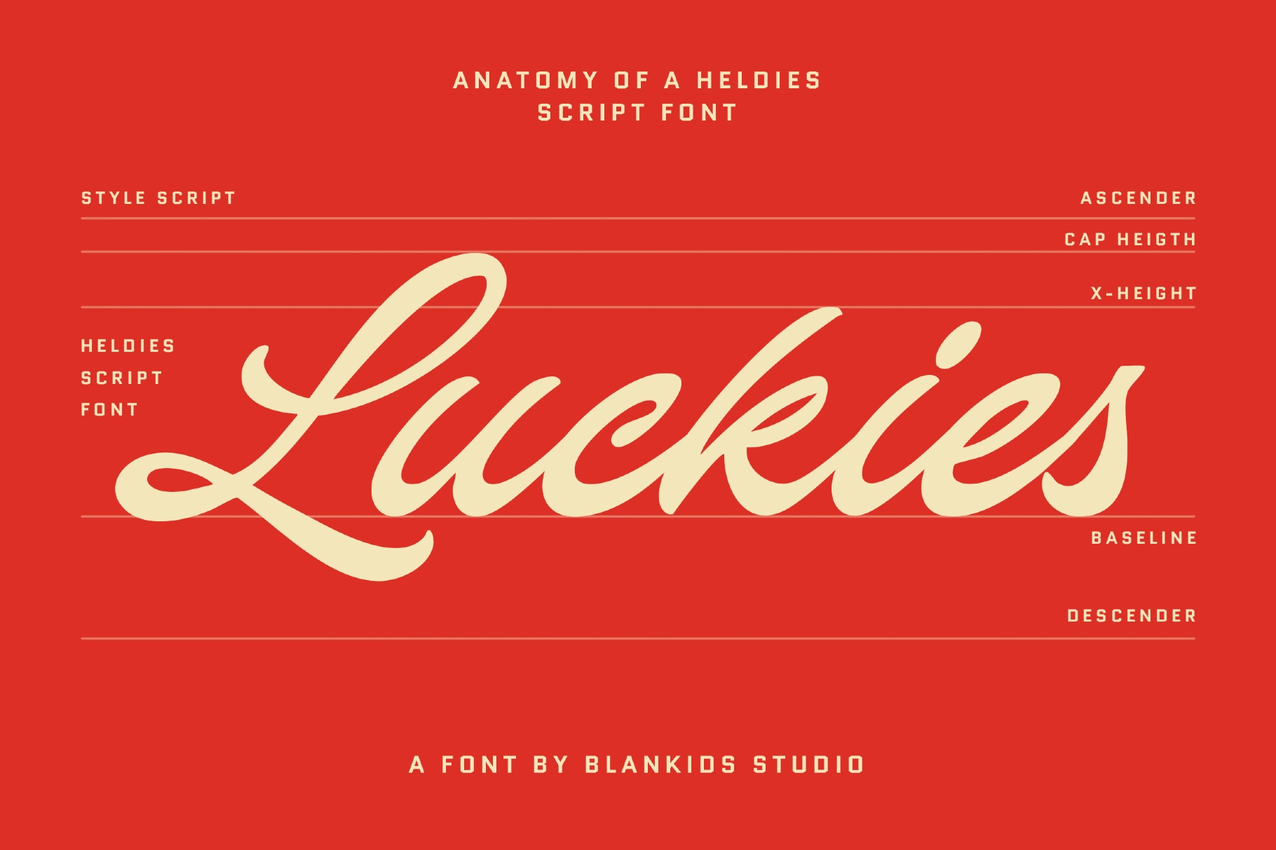 Heldies – Classic Americana Script Font
