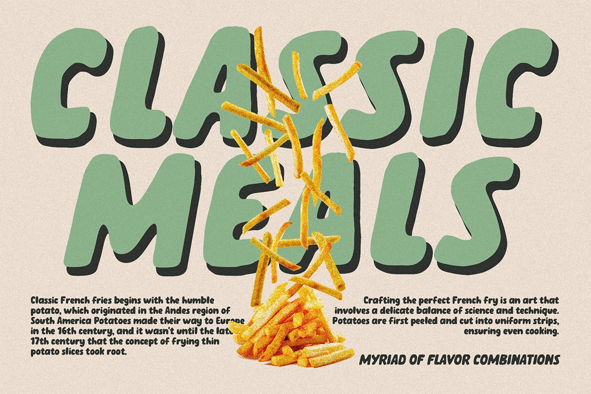 Flamb Burger - Fun Playful Font