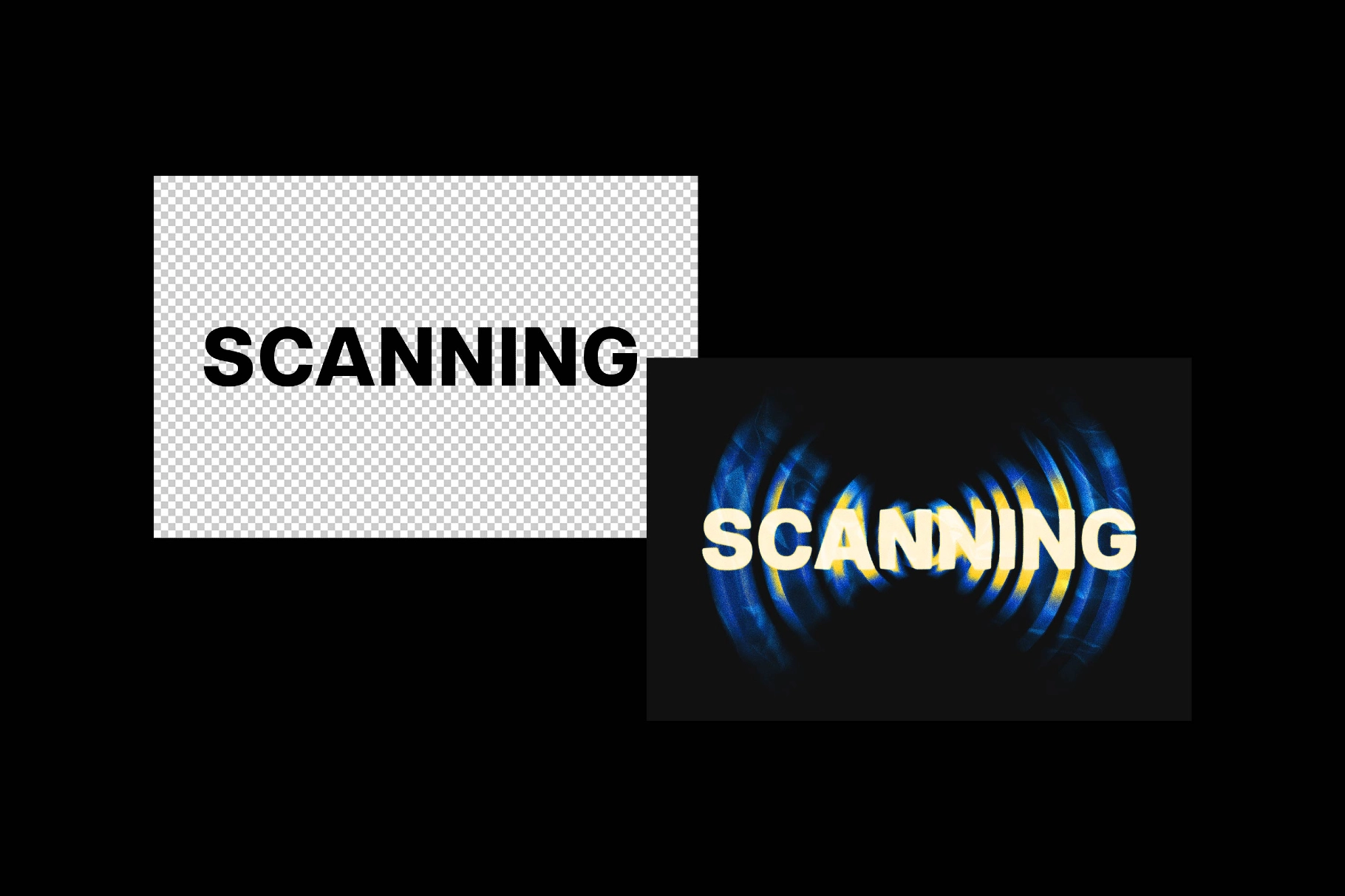 Distort Blur Text Effect