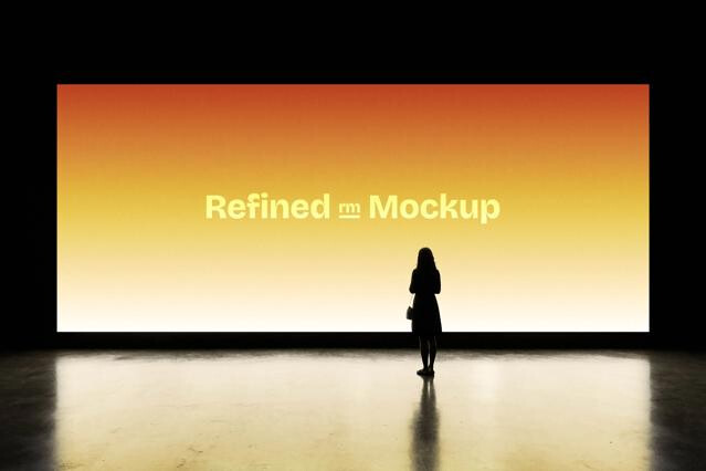 Large Expo Screen Mockup