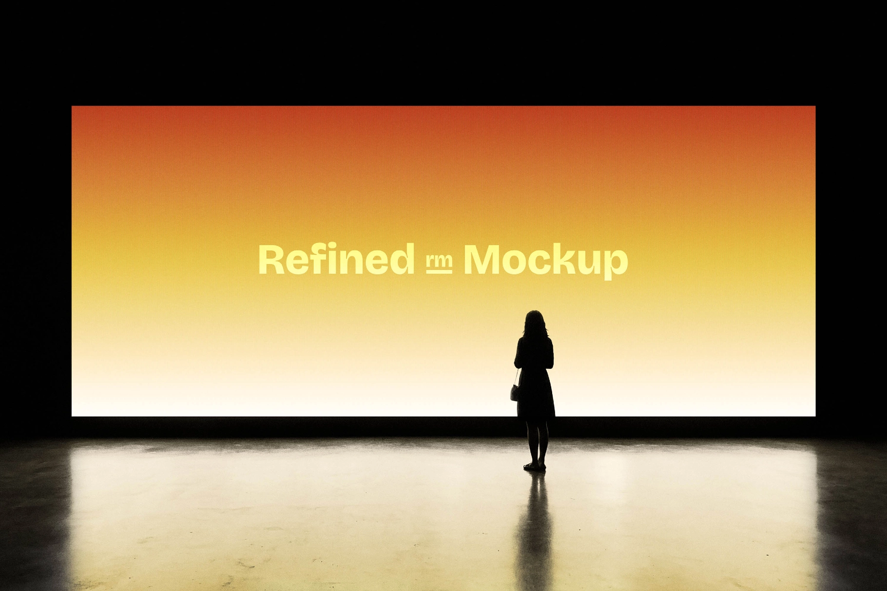 Large Expo Screen Mockup