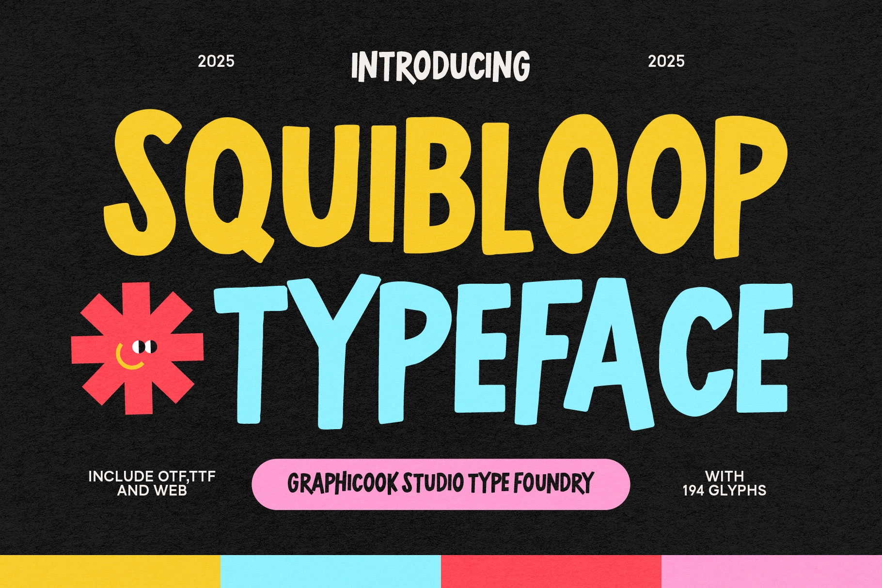 Squibloop Bouncy Sans Serif Font