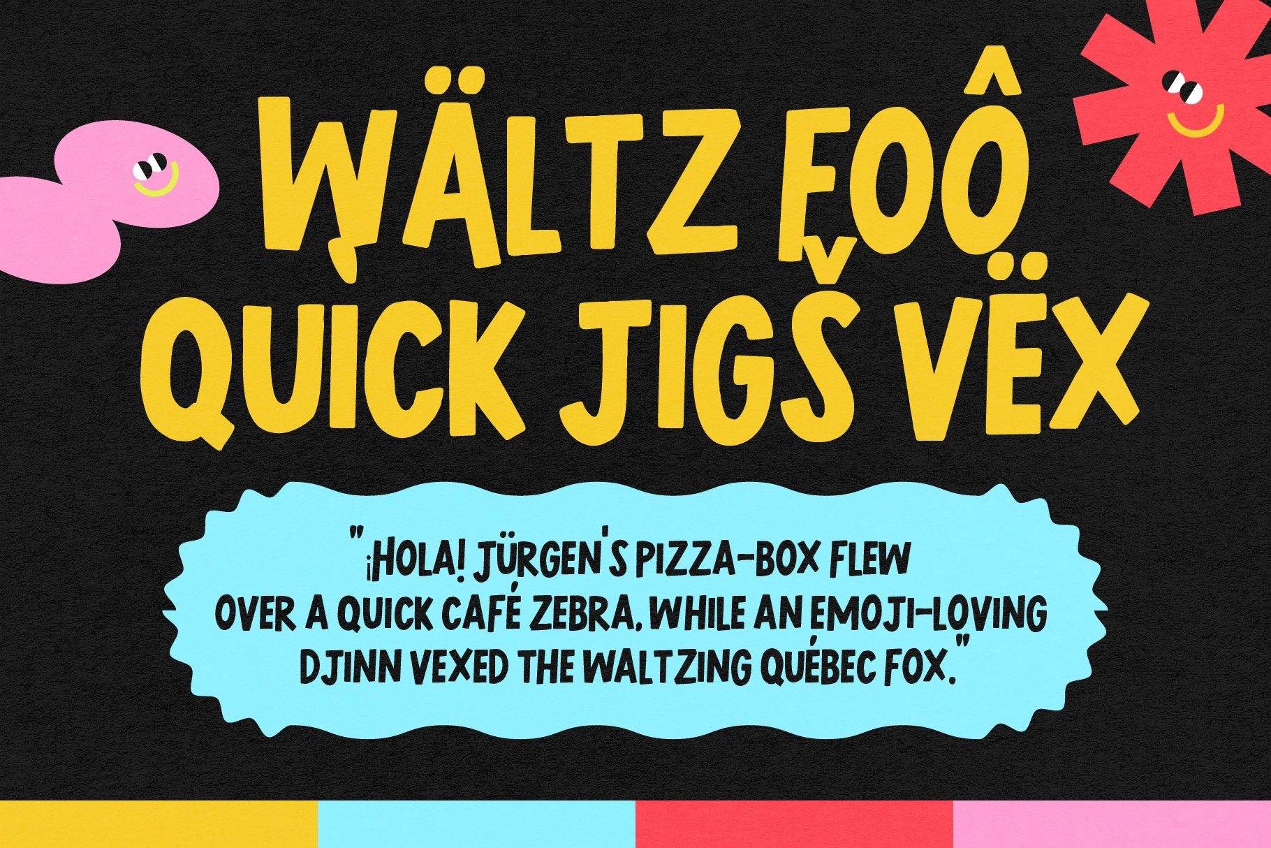 Squibloop Bouncy Sans Serif Font