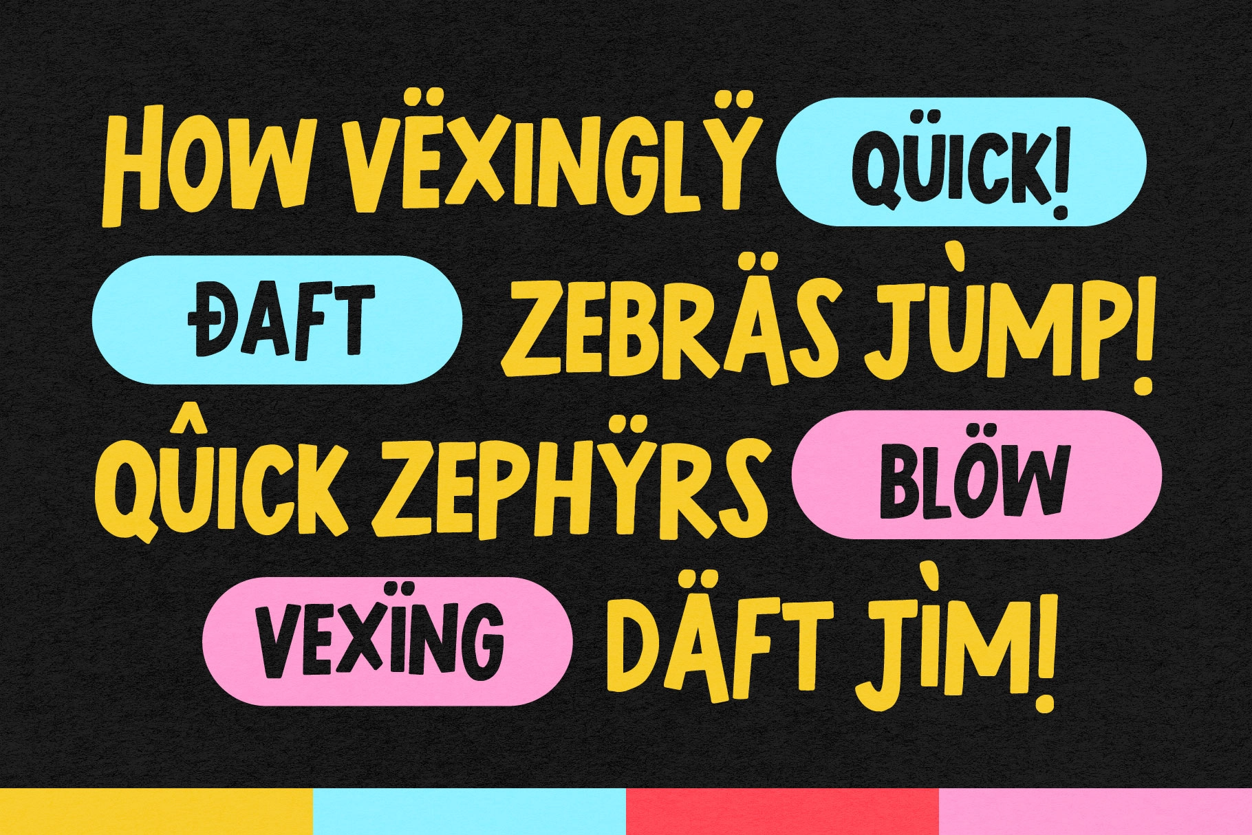 Squibloop Bouncy Sans Serif Font