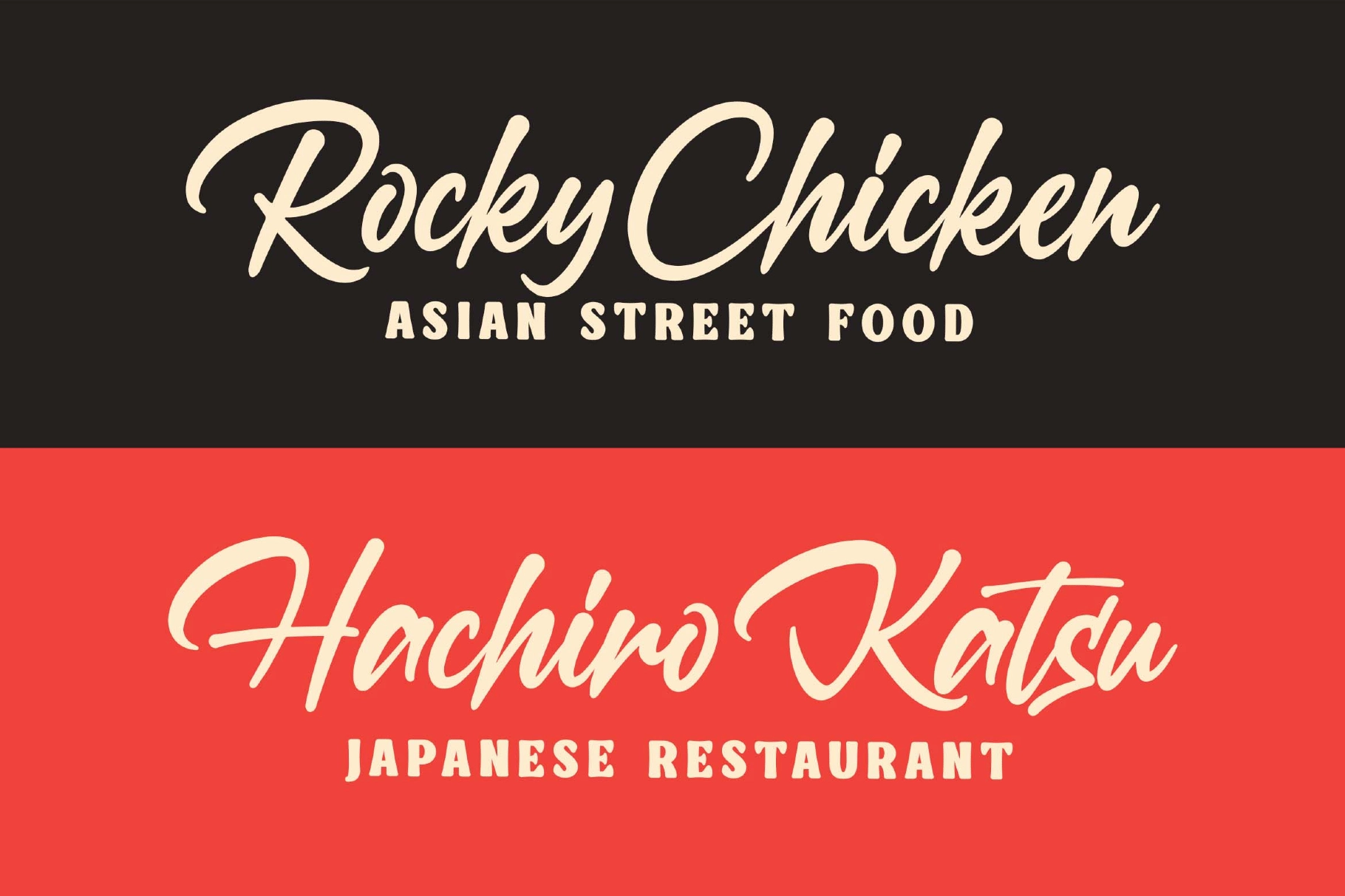Kitchen Delight a Delicious Font Duo