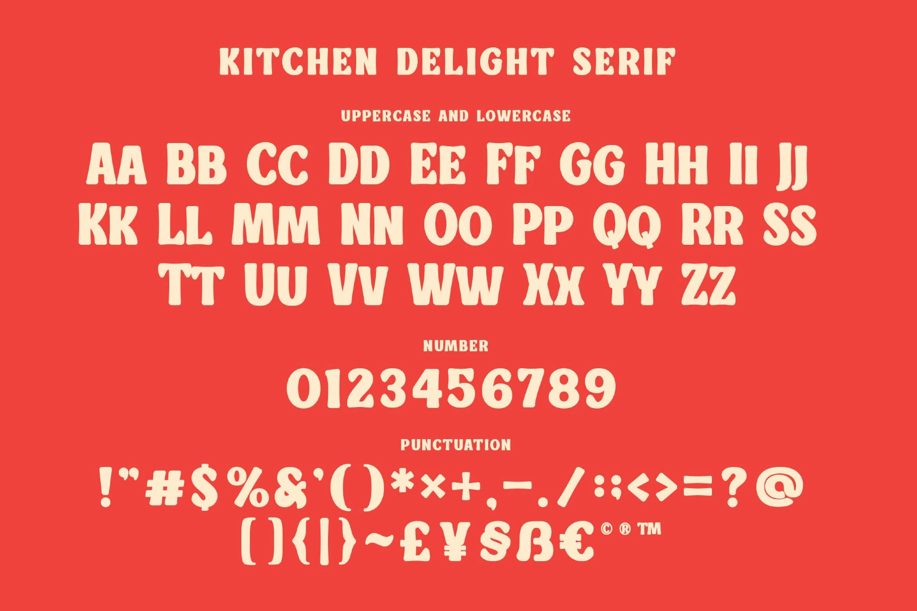 Kitchen Delight a Delicious Font Duo