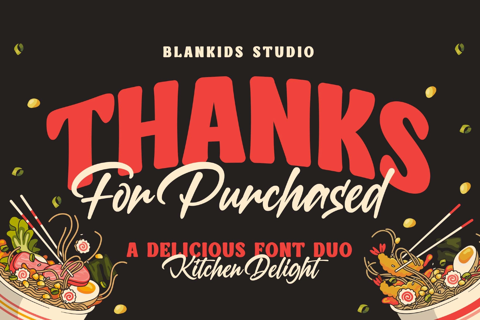 Kitchen Delight a Delicious Font Duo