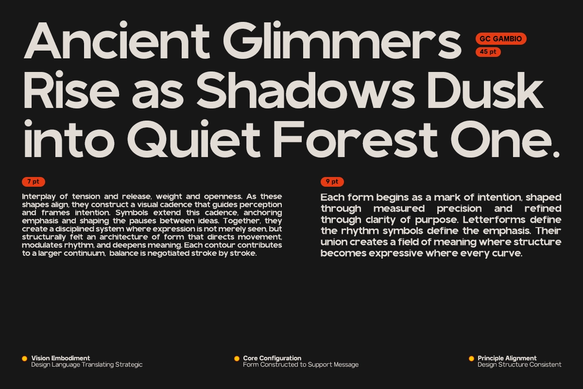 GC Gambio - Modern Sans Grotesque
