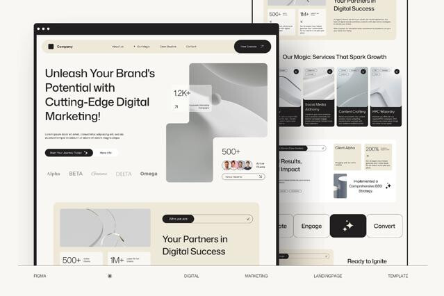 Digeem - Digital Marketing Landing Page Template