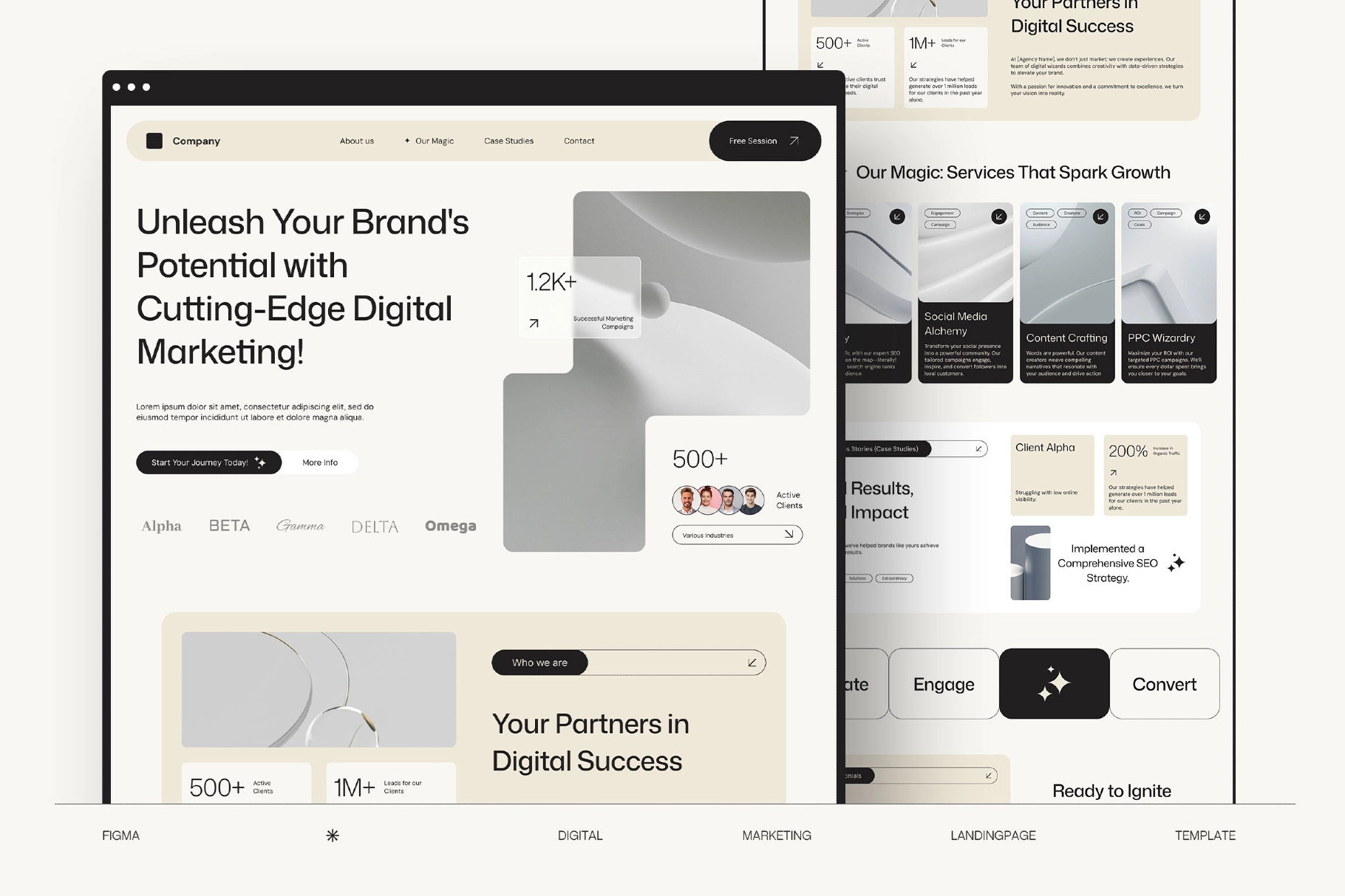 Digeem - Digital Marketing Landing Page Template