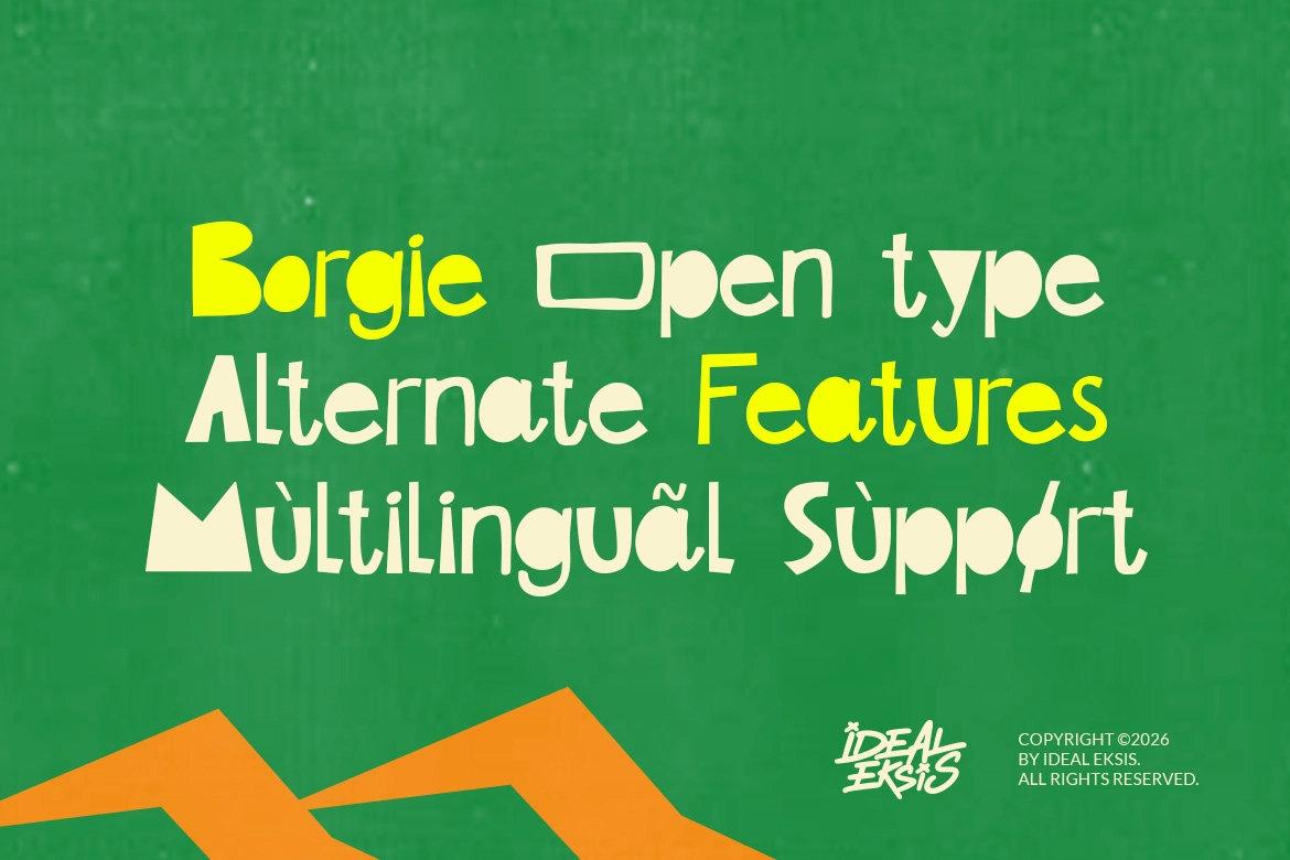 Borgie - Quirky Typeface