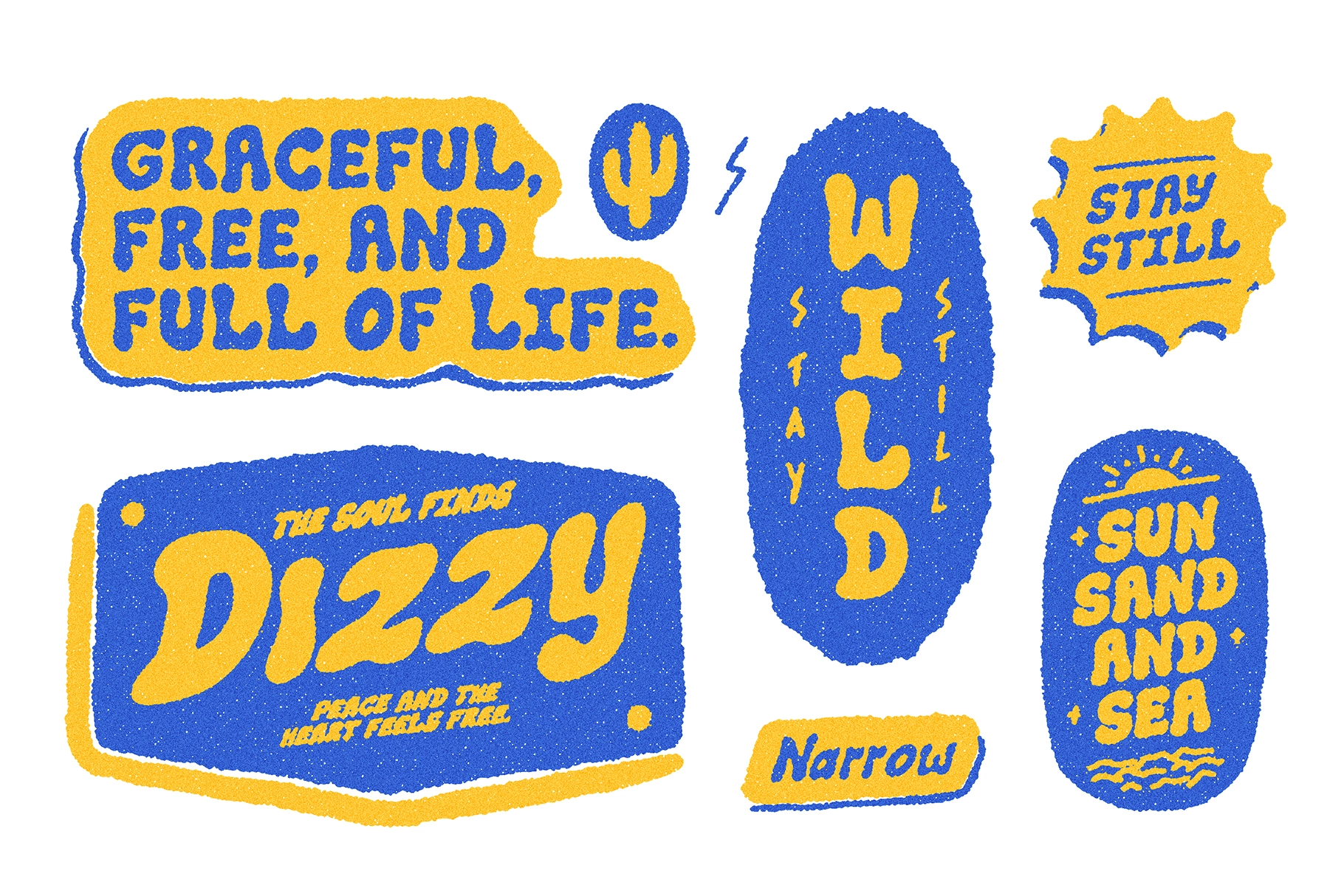 Dizzy - 70s Inspired Chunky Display Typeface